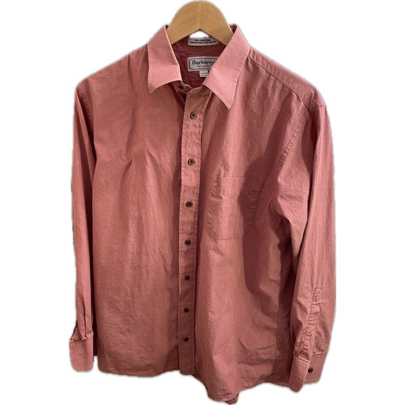 Burberry Other - Burberry Of London Mens Dress Shirt 16 32/33 Made In USA Burberry Pink